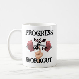 Gymälskare och träningstjej kaffemugg