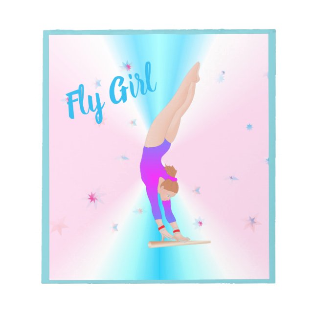 Gymastics - Fly Girl Notebook Anteckningsblock (Framsida)