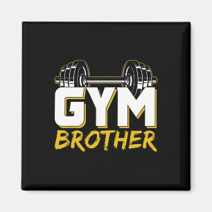 Gymbror Träning Fitness Träningspass Tyngdlyftning Magnet