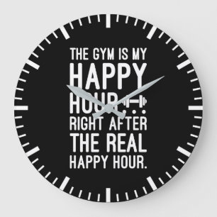 Gymen är min Lycklig-timma, en fantastisk tränings Stor Klocka