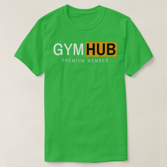 GYMHUB-medlem T Shirt (Design framsida)