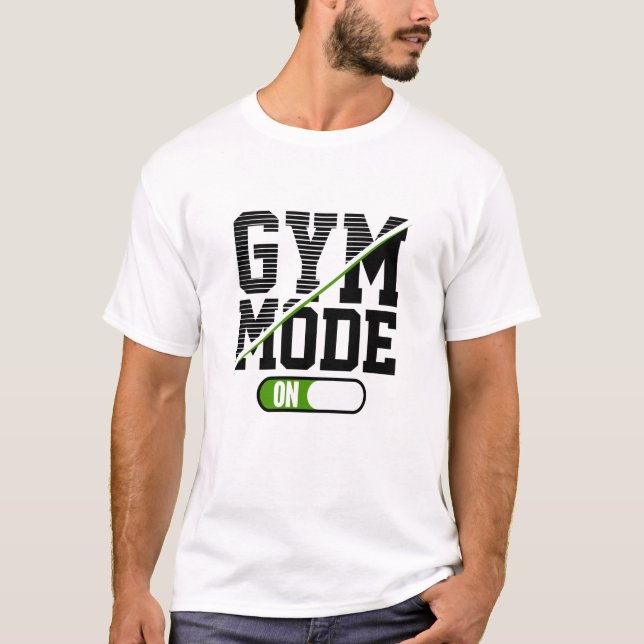 Gymläge På Träningsgympa Träning T Shirt (Framsida)