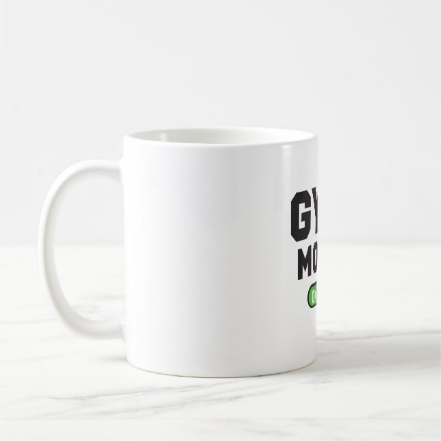 Gymläge – Träna hårt, Var stark Kaffemugg (Vänster)