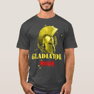 Gymmen Workout Spartan Hel - gladiator Mode Motiva T Shirt