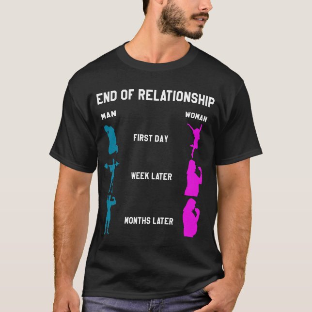 gymmotivation slut på relationen T-Shirt (Framsida)
