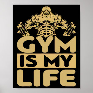 Gymnasiastiken ger mig kroppsbyggande motivation i poster
