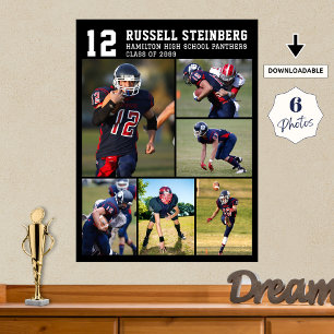 Gymnasiesport Sistakväll 6 Foto Collage Poster
