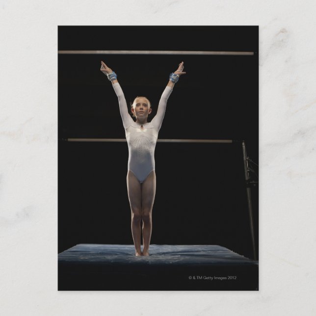 Gymnast 2 vykort (Framsida)