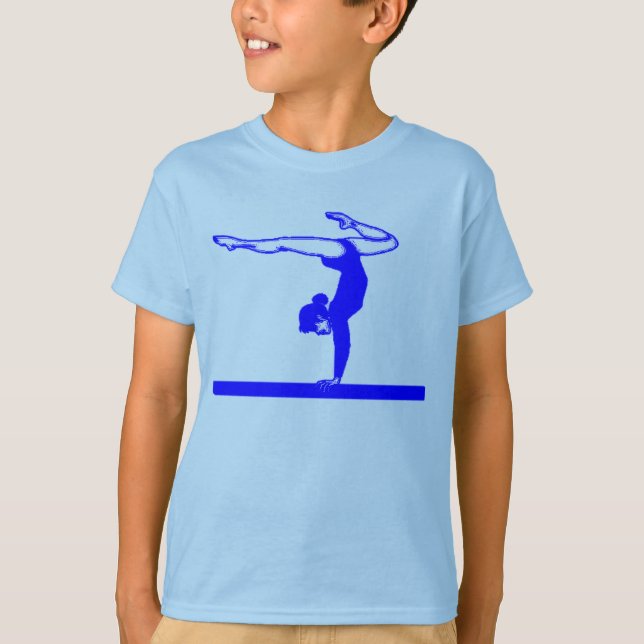 Gymnast (blått) tee (Framsida)