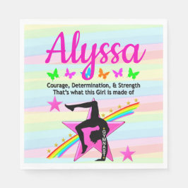 GYMNAST COURAGE OCH STYRKA PAPPERSSERVETT