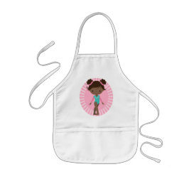 Gymnast - Cute Gymnastics African American Barnförkläde