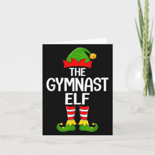 Gymnast Elf Matching Family Gymnastics Elf Squad C Kort