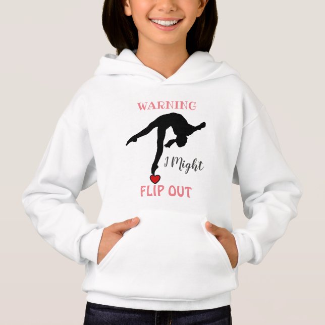 Gymnast-flicka-tröjor T Shirt (Framsida)