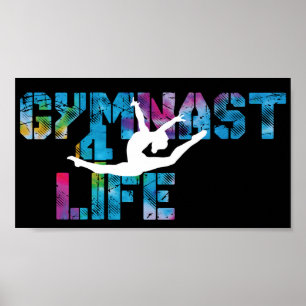 Gymnast for Life Anpassningsbar Poster