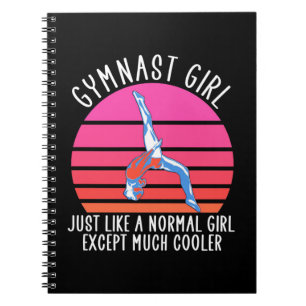Gymnast Girl Anteckningsbok