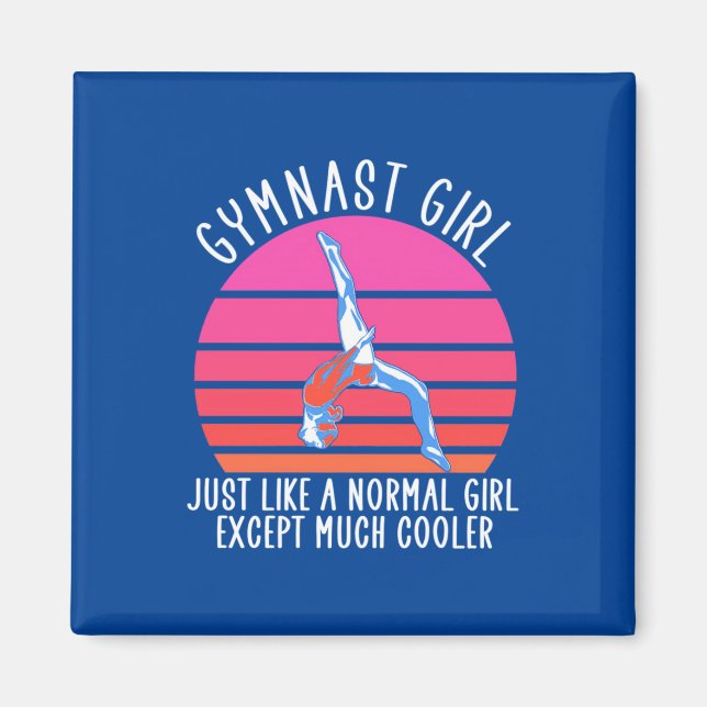 Gymnast Girl Magnet (Framsidan)