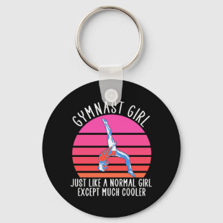 Gymnast Girl Nyckelring