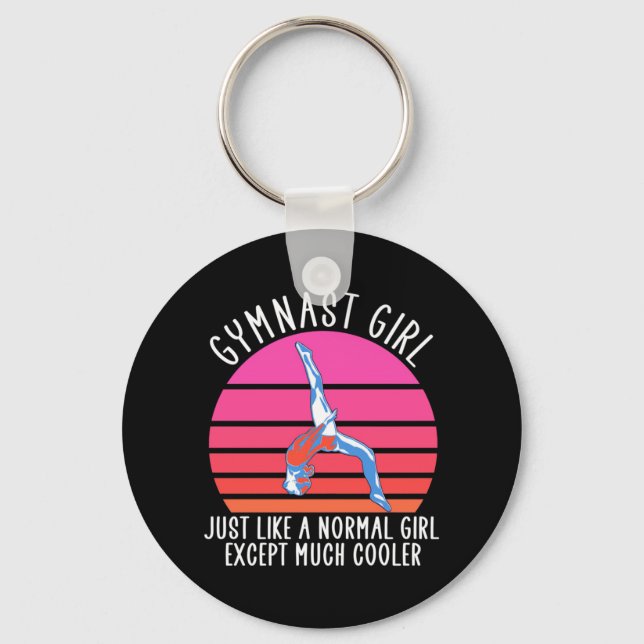 Gymnast Girl Nyckelring (Framsida)