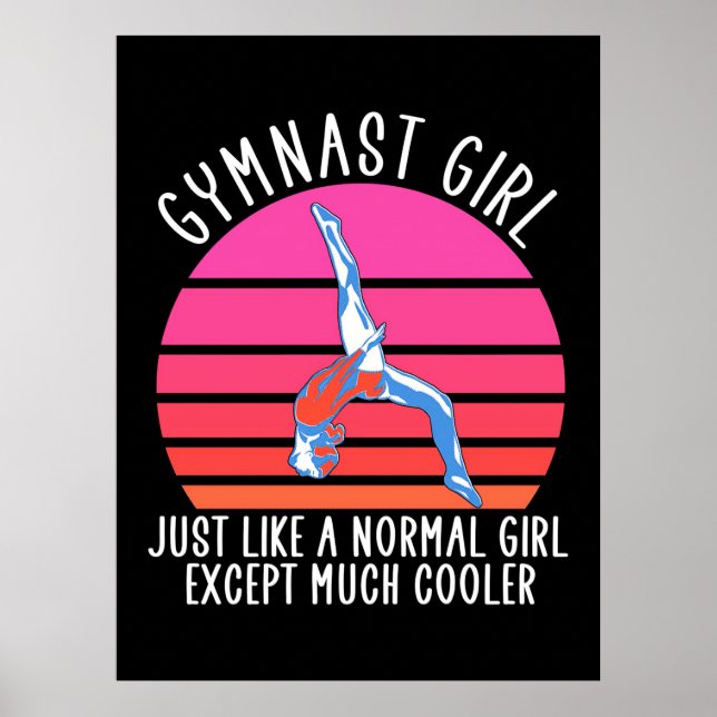 Gymnast Girl Poster (Framsidan)