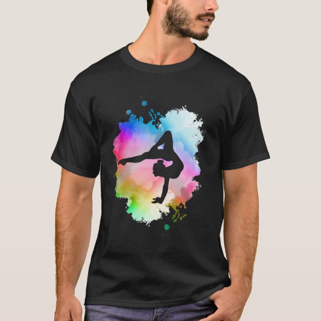 Gymnast Girl T Shirt (Framsida)