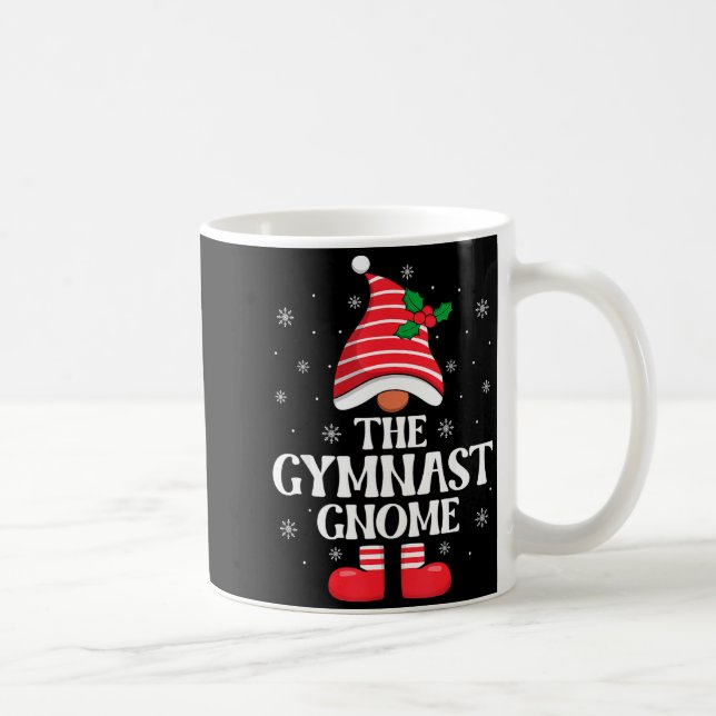 Gymnast Gnome Christmas Family Matching Group Funn Kaffemugg (Höger)