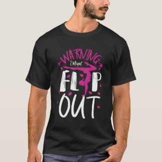 Gymnast Gymnastik Cheerleading För T Shirt