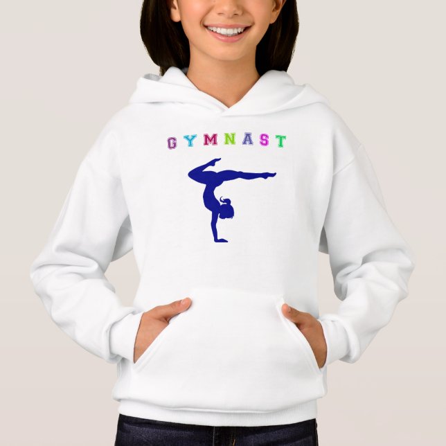 Gymnast Hoodie T Shirt (Framsida)