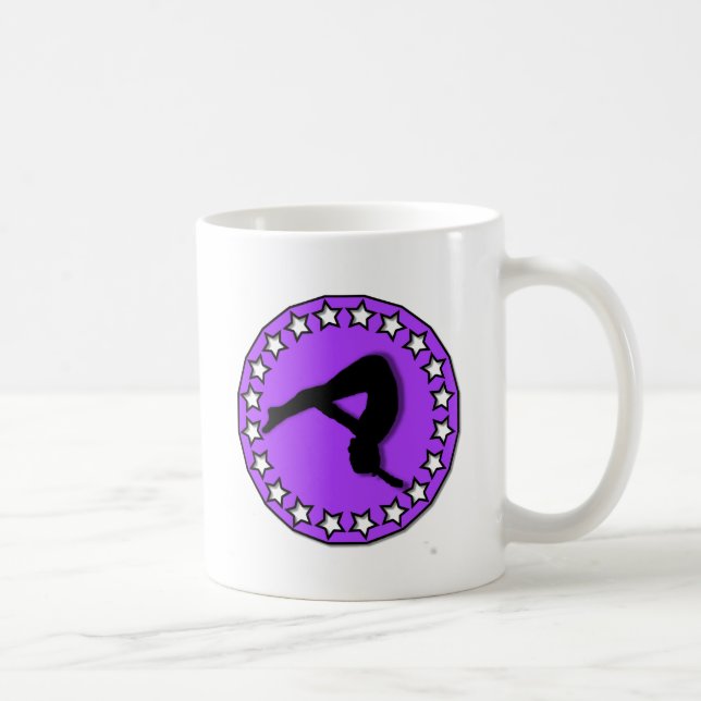 Gymnast i lilor kaffemugg (Höger)