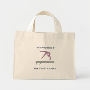 Gymnast in the Zon Tiny Tote Bag Mini Tygkasse