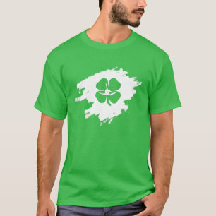 Gymnast Irish Shamrock - Vintage Gymnastics St Pat T Shirt