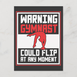 Gymnast kan vända vid vilken Gymnastiktidpunkt som Vykort