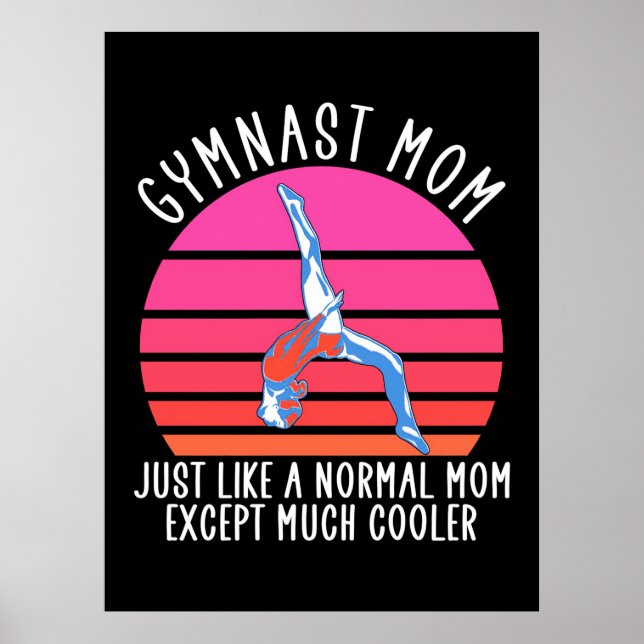 Gymnast Mamma Poster (Framsidan)