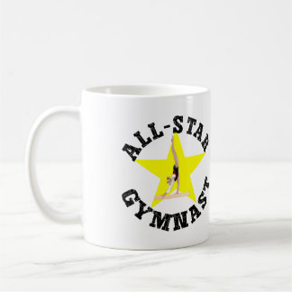 Gymnast med alla stjärnor kaffemugg