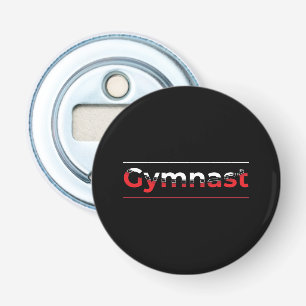Gymnast - minimalistisk modern gymnastikord flasköppnare