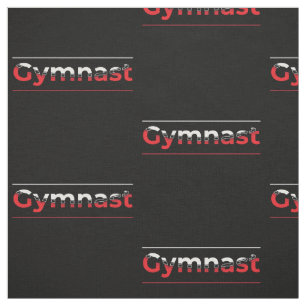 Gymnast - minimalistisk modern gymnastikord tyg