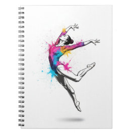 Gymnast Notebook – Modern Artistic Gymnastics  Anteckningsbok