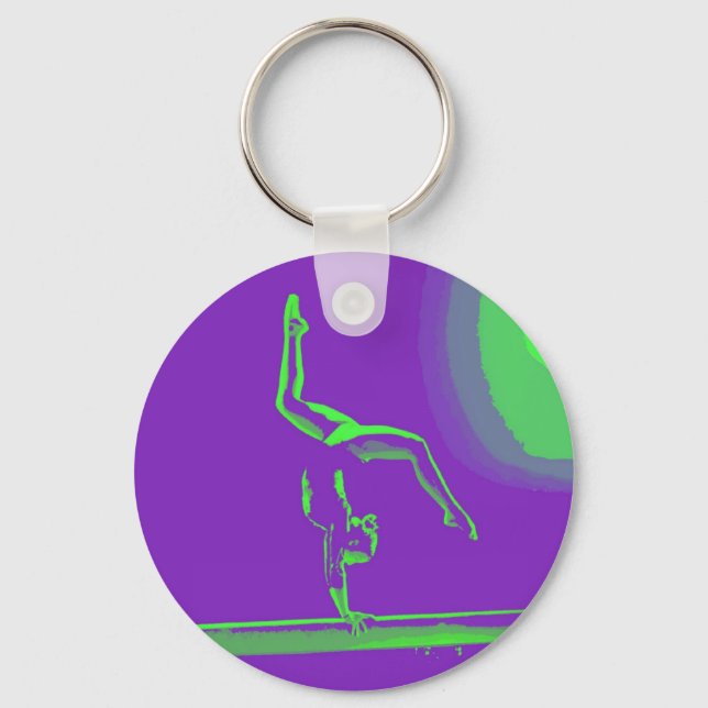 Gymnast-nyckelring Nyckelring (Framsida)