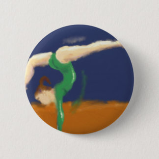Gymnast on Balance Beam Art Knapp