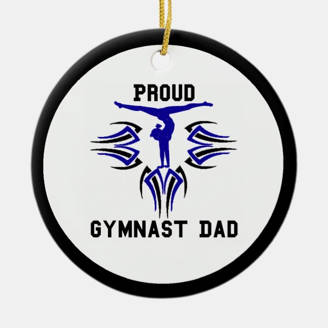 Gymnast Ornament Pappa personalize (Framsidan)