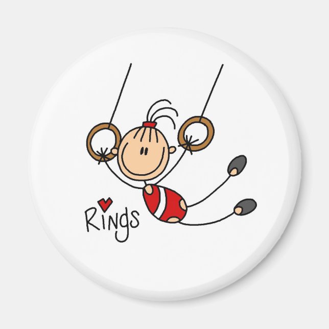 Gymnast på Ringar Magnet (Framsidan)