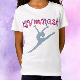 Gymnast Paint Dricks Gymnastics Leap T Shirt