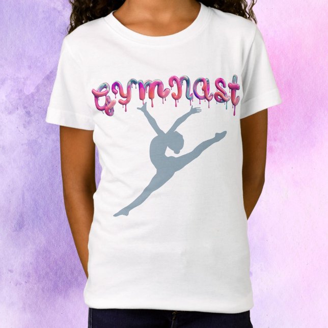 Gymnast Paint Dricks Gymnastics Leap T Shirt (Skapare uppladdad)