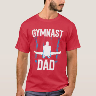 Gymnast Pappa Gymnaster Sport Gymnastik Älskare po T Shirt