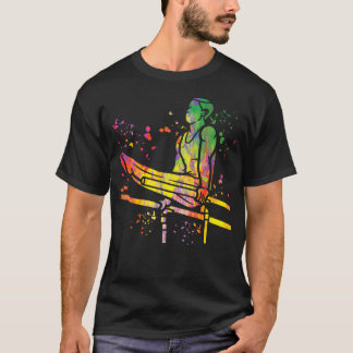 Gymnast Parallel Bars Boys Kids Artistic Gymnastic T Shirt