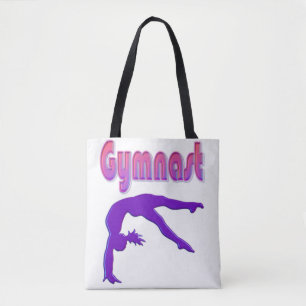 Gymnast Power Tumbling Lila Metallic Tygkasse