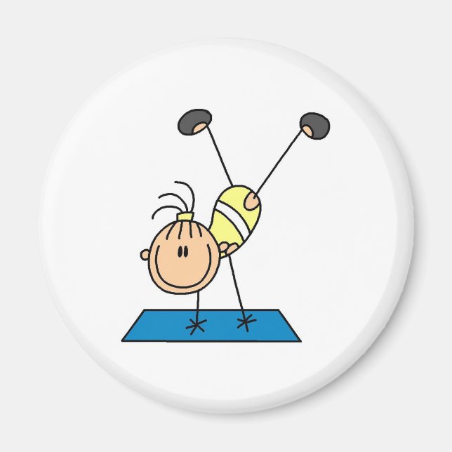 Gymnast Practicing Magnet (Framsidan)