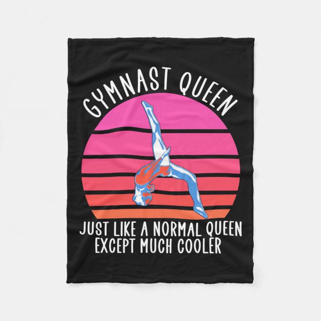 Gymnast Queen Fleecefilt (Framsidan)