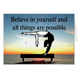 GYMNAST QUEEN HÄLSNINGSKORT