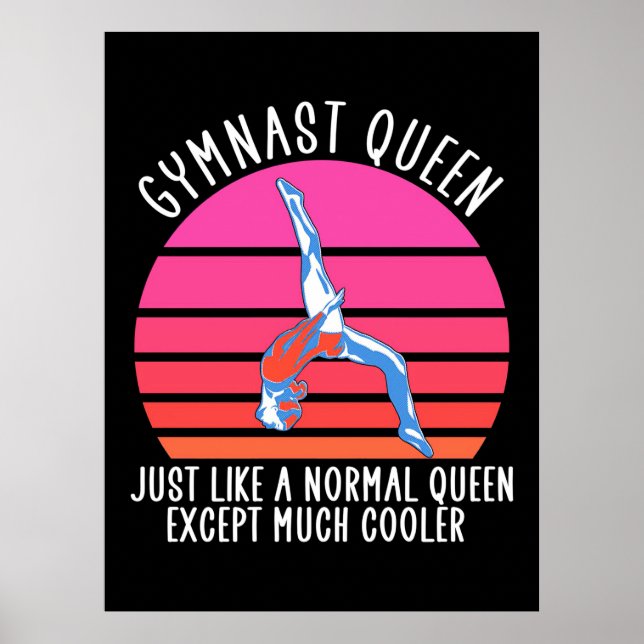 Gymnast Queen Poster (Framsidan)