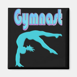 Gymnast-ryggledaren steg ut och ut magnet